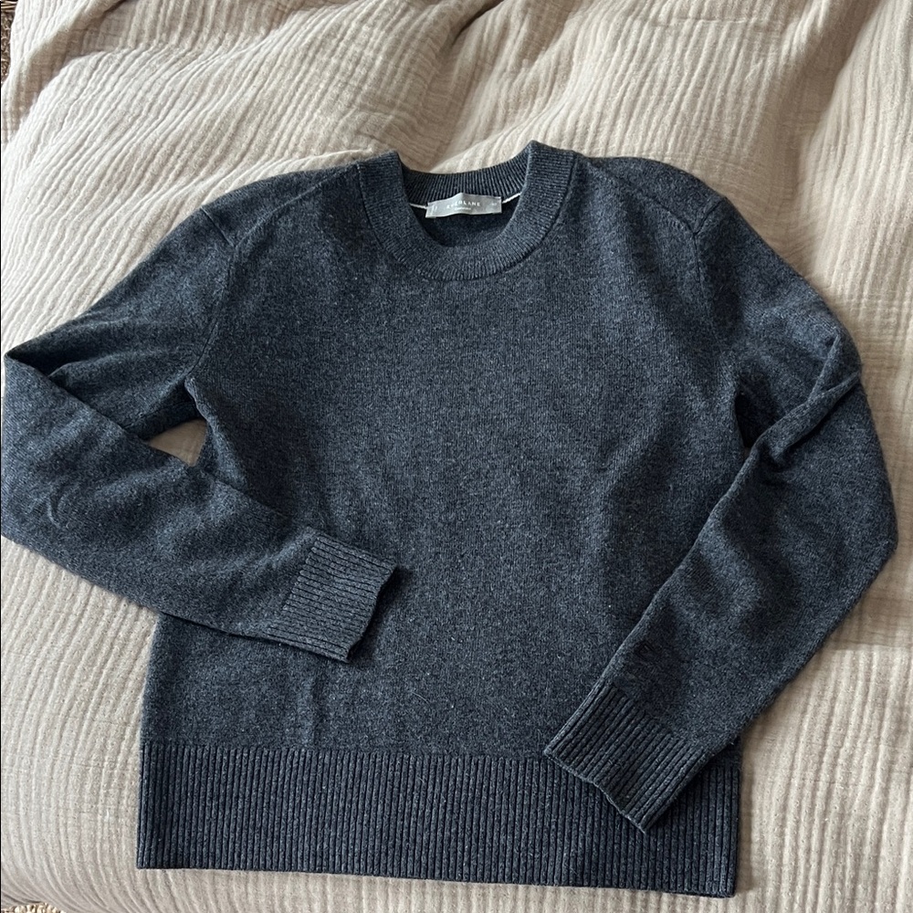 Everlane Cashmere Gray Crewneck Sweater